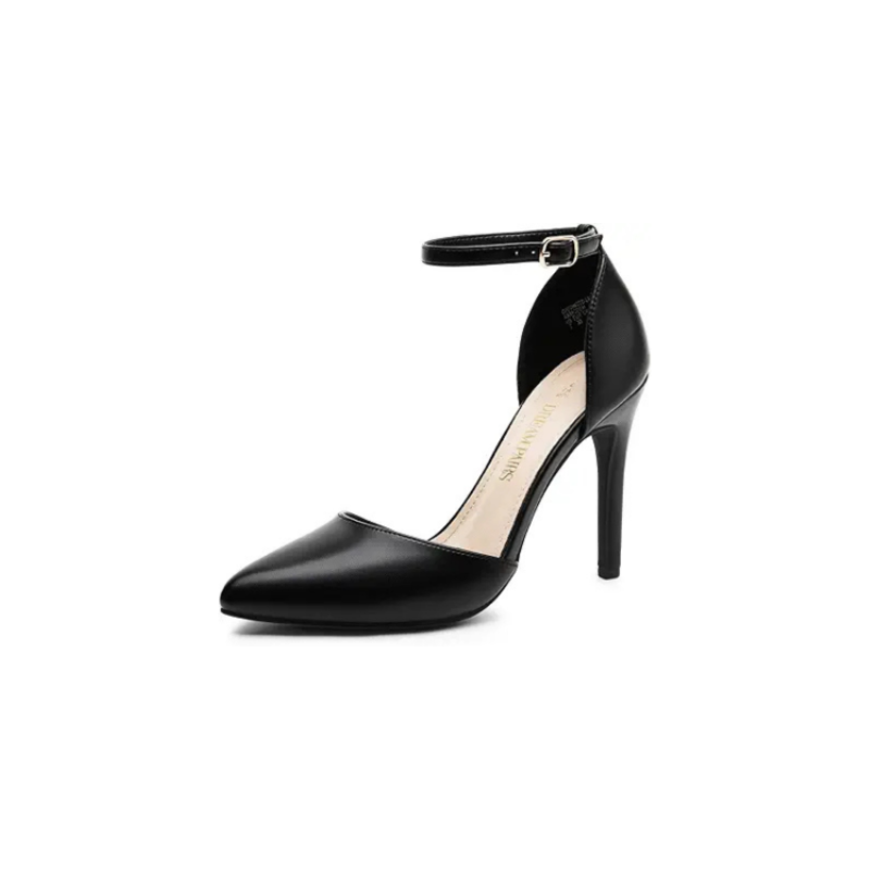 DREAM PAIRS  Pointed Toe Ankle Strap High Heel Pumps