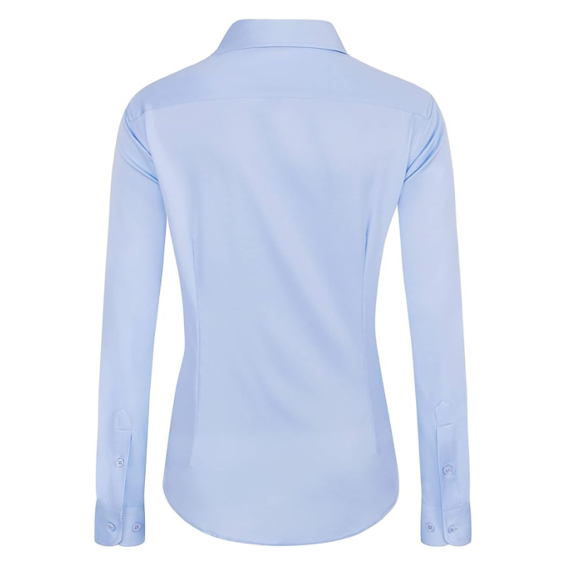 J.VER  Long Sleeve Button Down Shirt Wrinkle-Free Solid