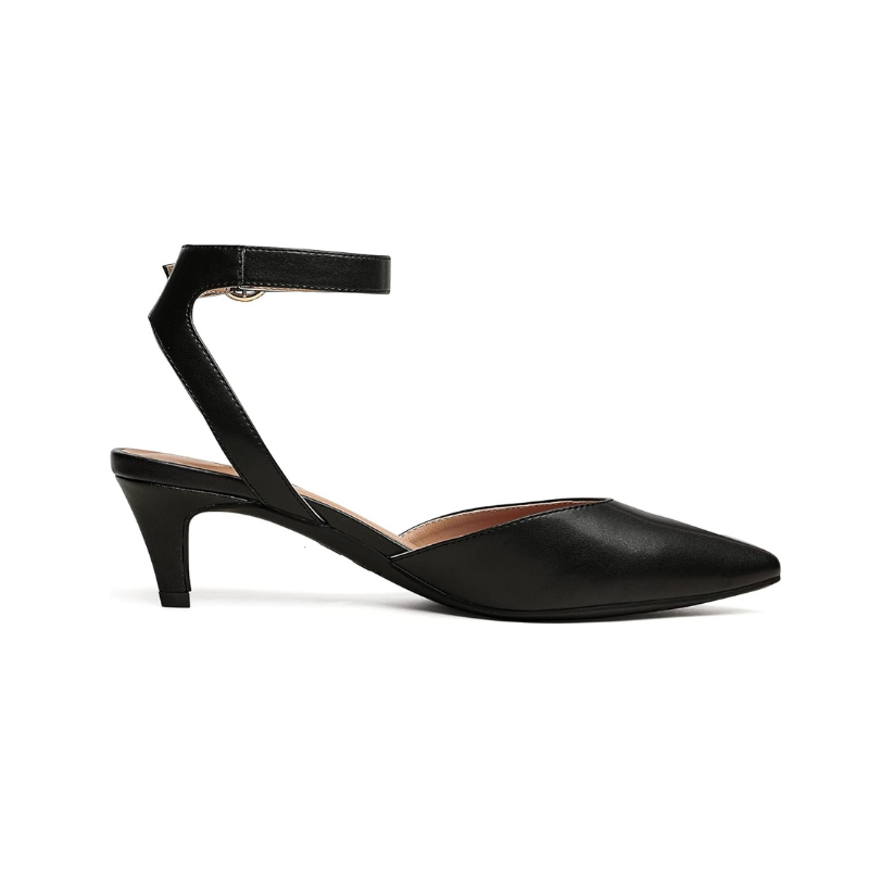 DREAM PAIRS Low Heel Shoes Closed Toe Pump Shoes
