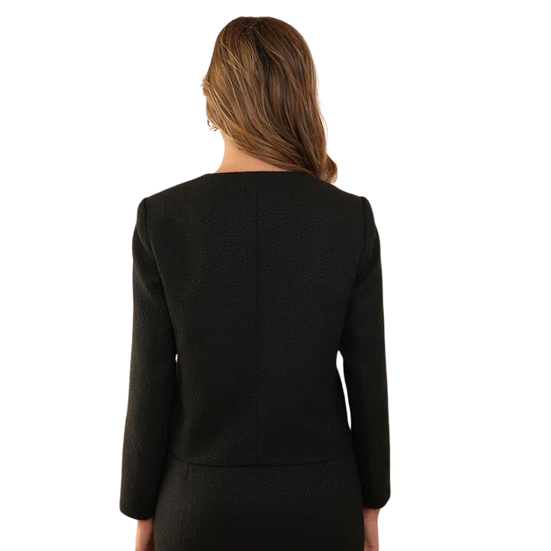 M.Infisavo Cropped Tweed Jacket