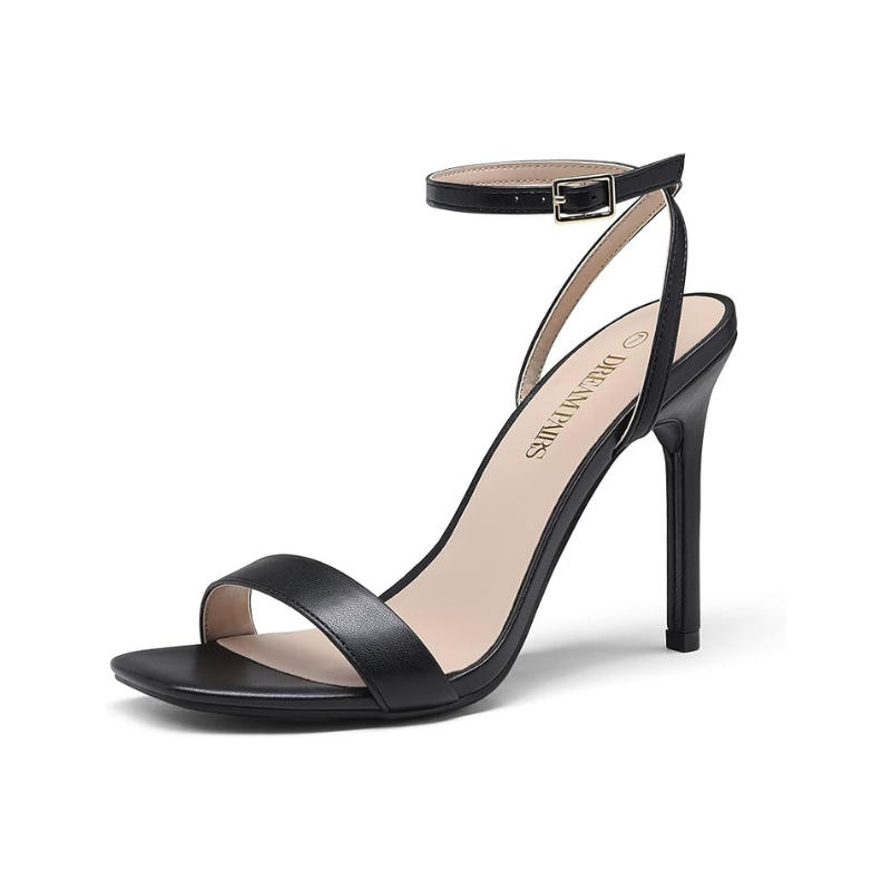 DREAM PAIRS Open Toe Heels