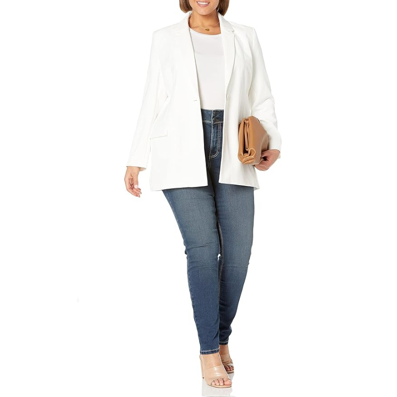 The Drop Women's Long Blazer